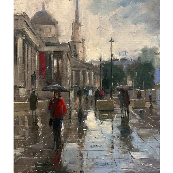 Rainy Day at The National Gallery